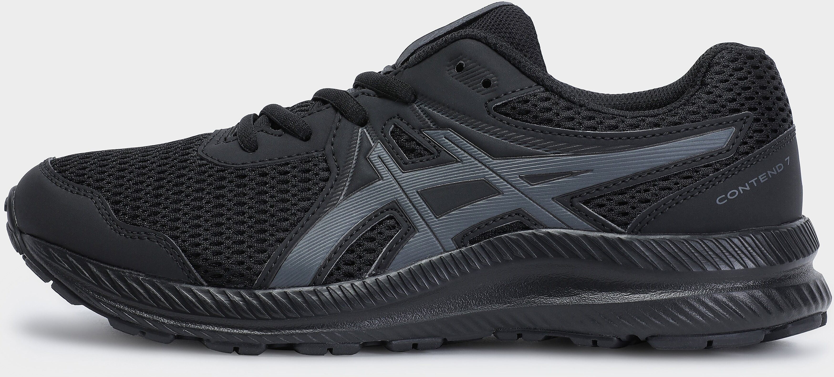 Asics Gel Contend 7 Junior's - Black - Kids  size: 5