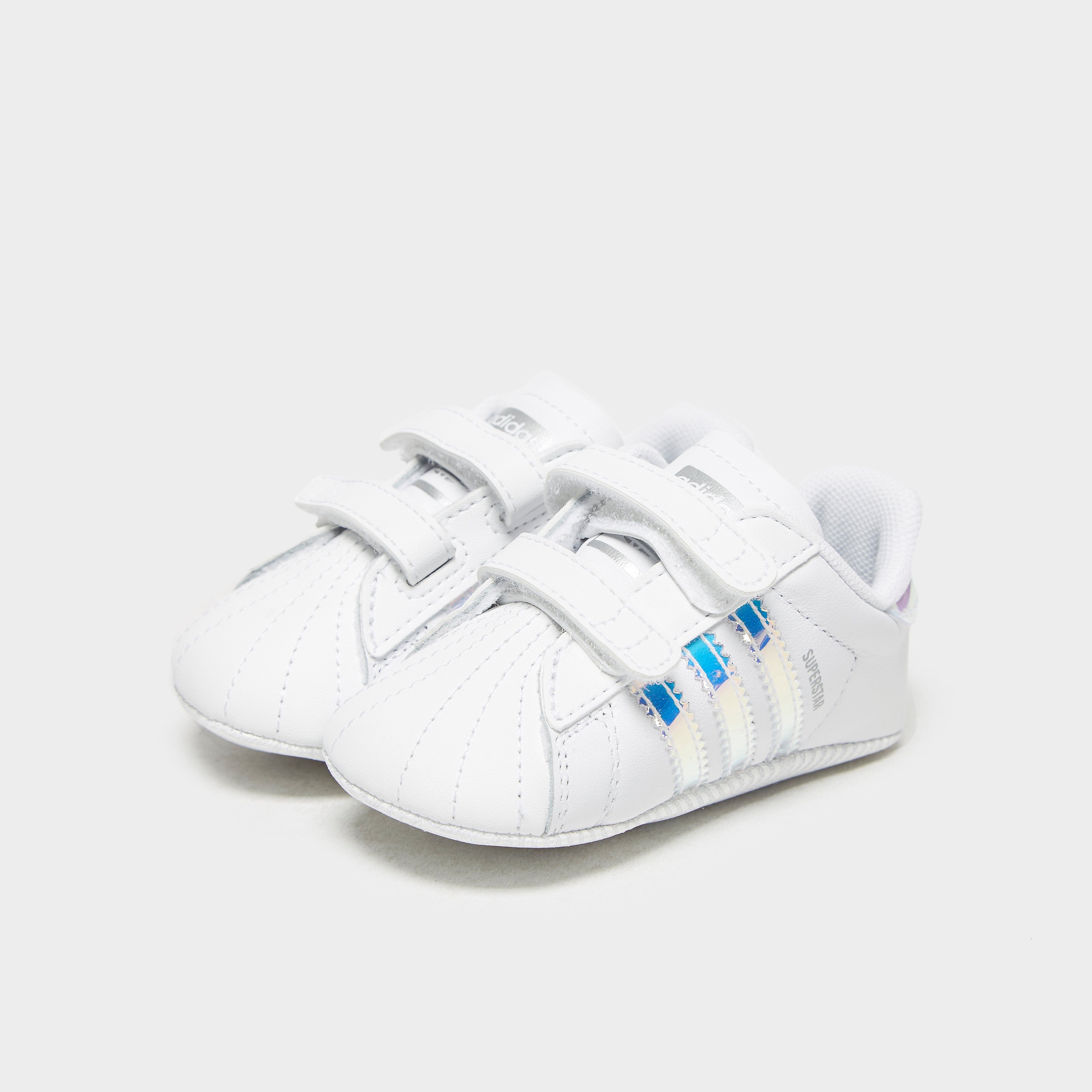 adidas Originals Superstar Crib Infant - White/Blue - Kids  size: 2.5