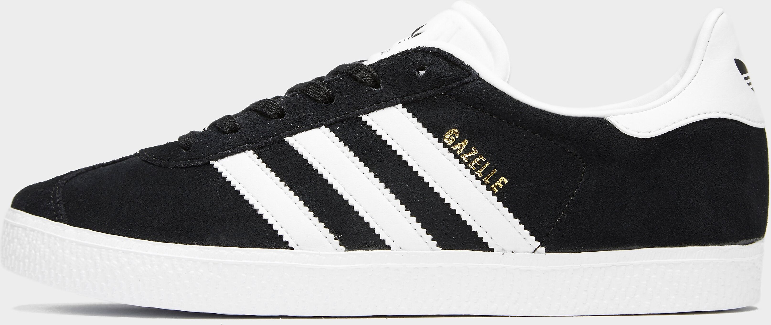 adidas Originals Gazelle II Junior - Black/White - Kids  size: 3.5