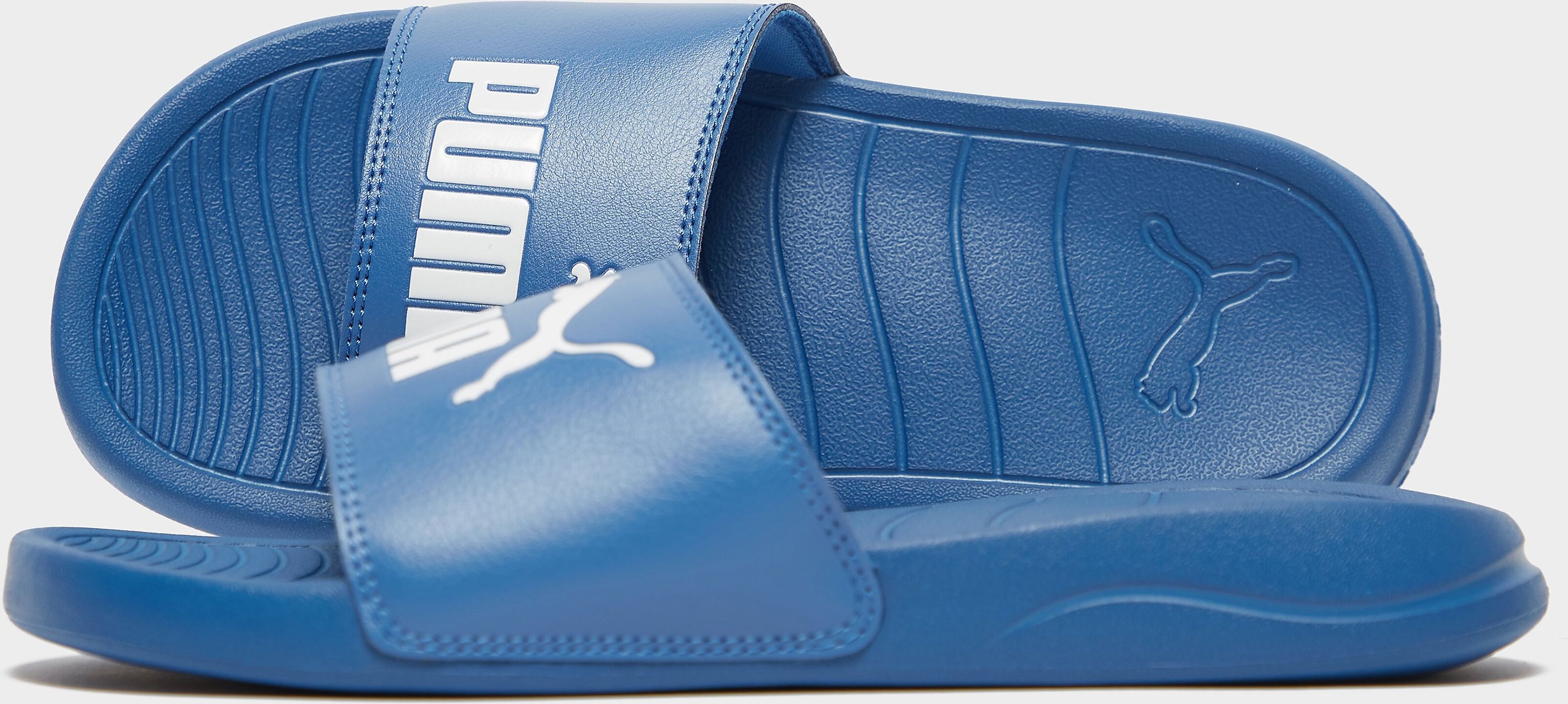 Puma Popcat Slides Junior - Blue - Kids  size: 6