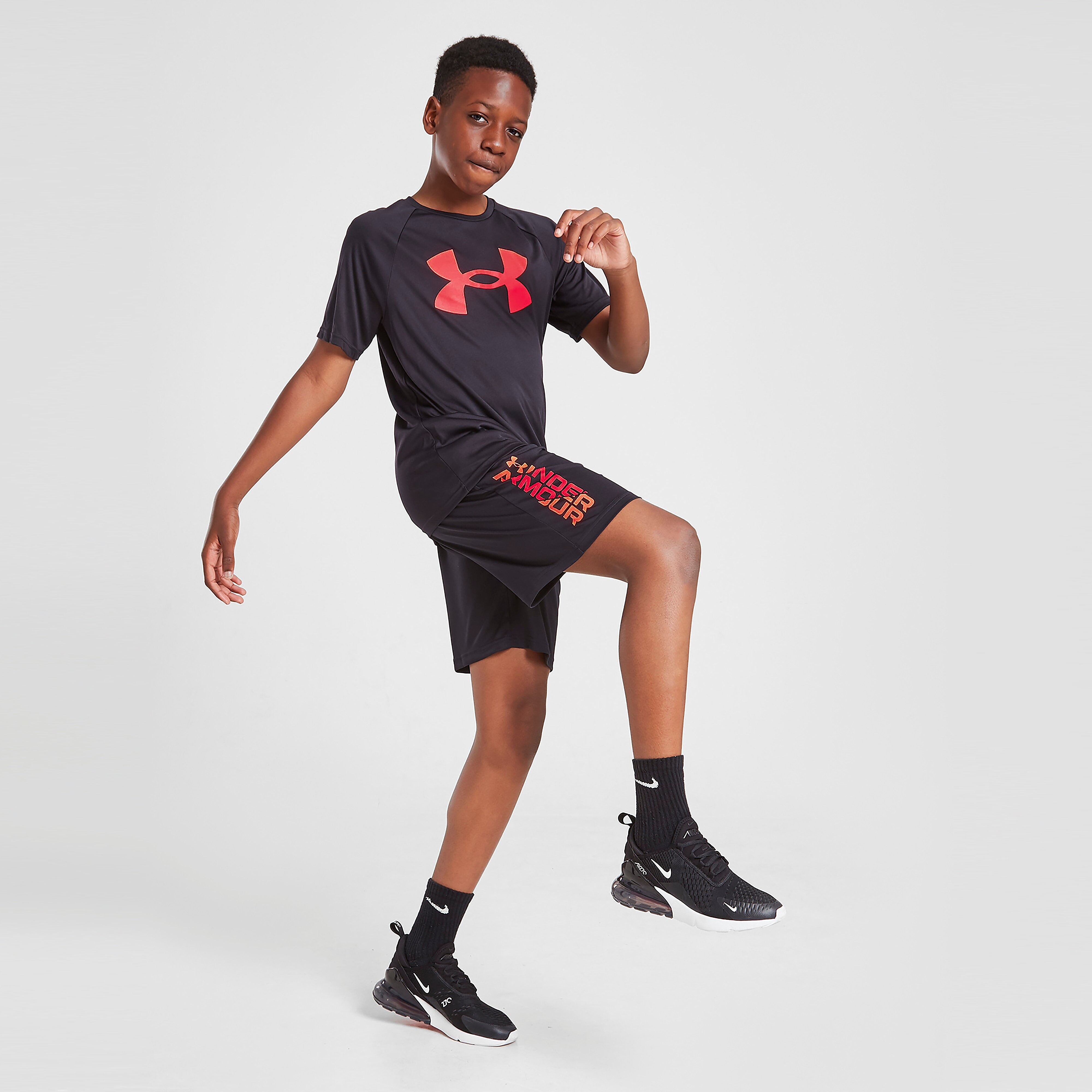 Under Armour Proto 2.0 Wordmark Shorts Junior - Black - Kids  size: 6-7Y