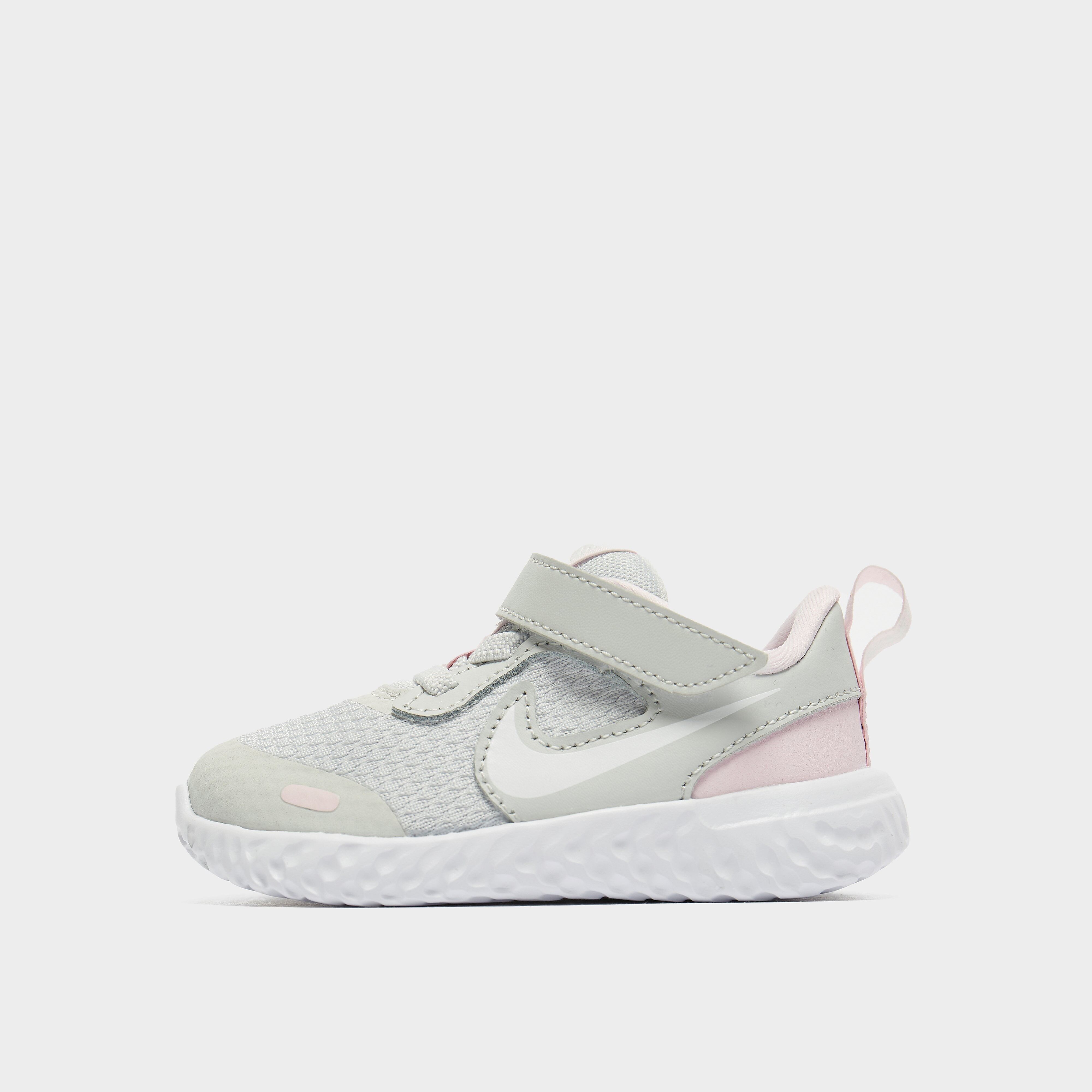 Nike Revolution 5 Infant's - Grey/Pink - Kids  size: 9
