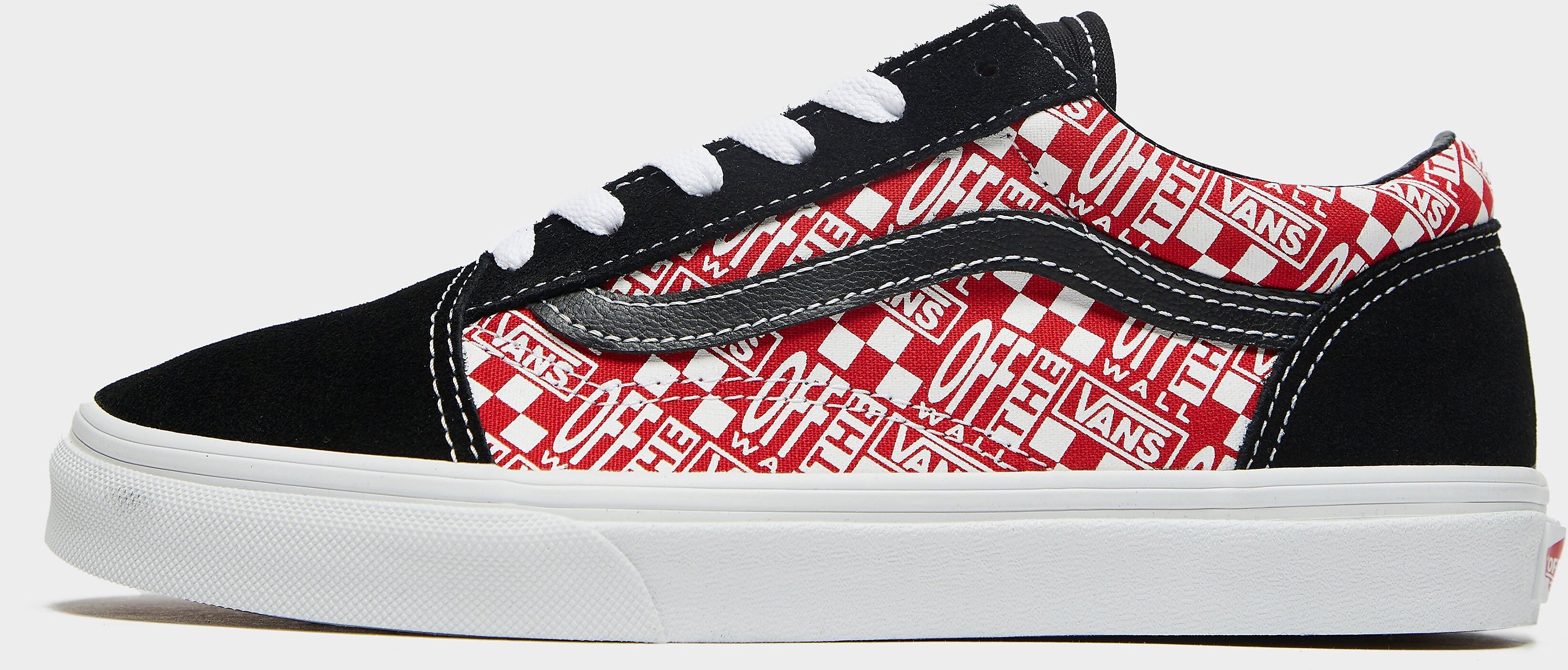 Vans Old Skool Junior - Black/Red - Kids  size: 5