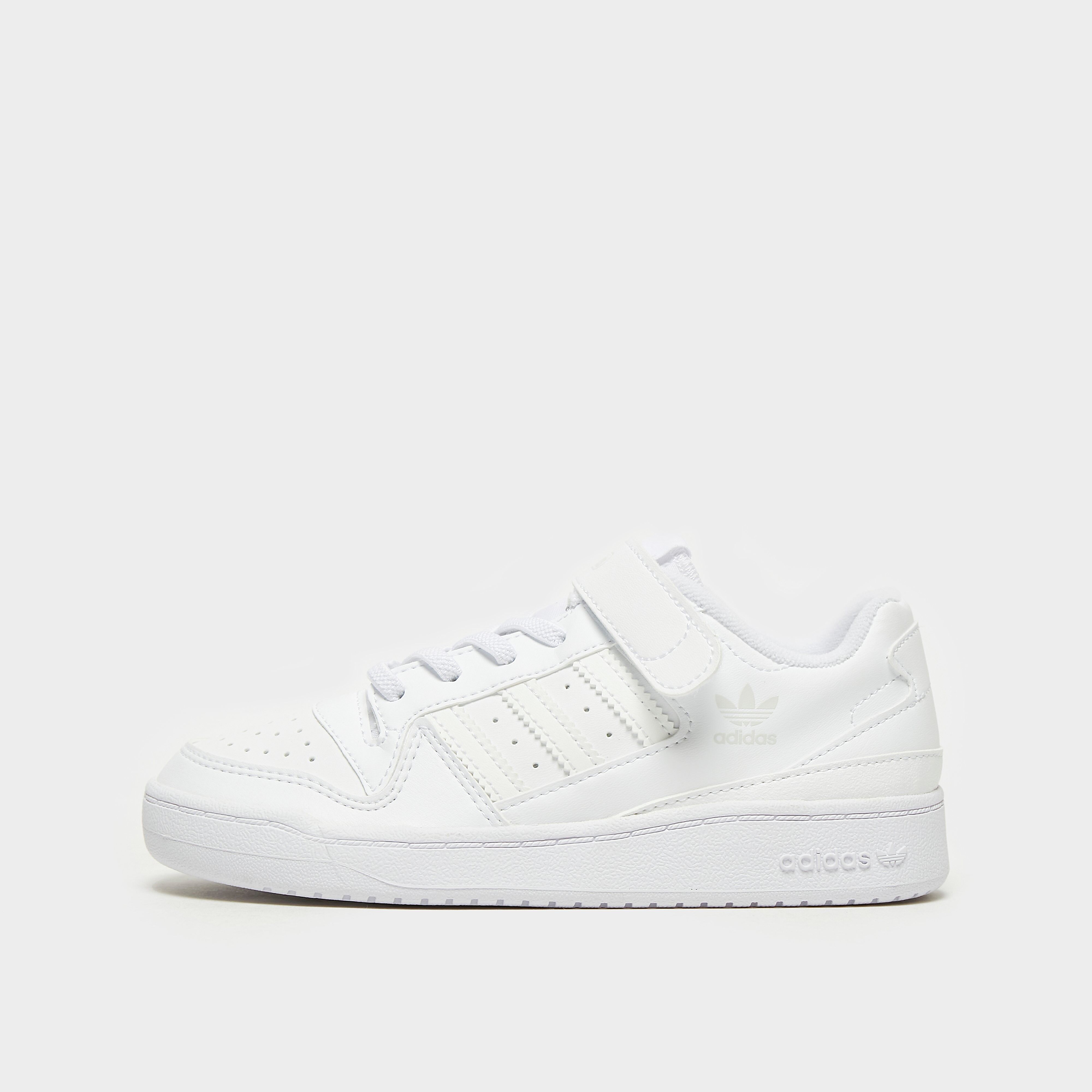 adidas Originals Forum Low Children - Cloud White / Cloud White / Cloud White - Kids  size: 10.5