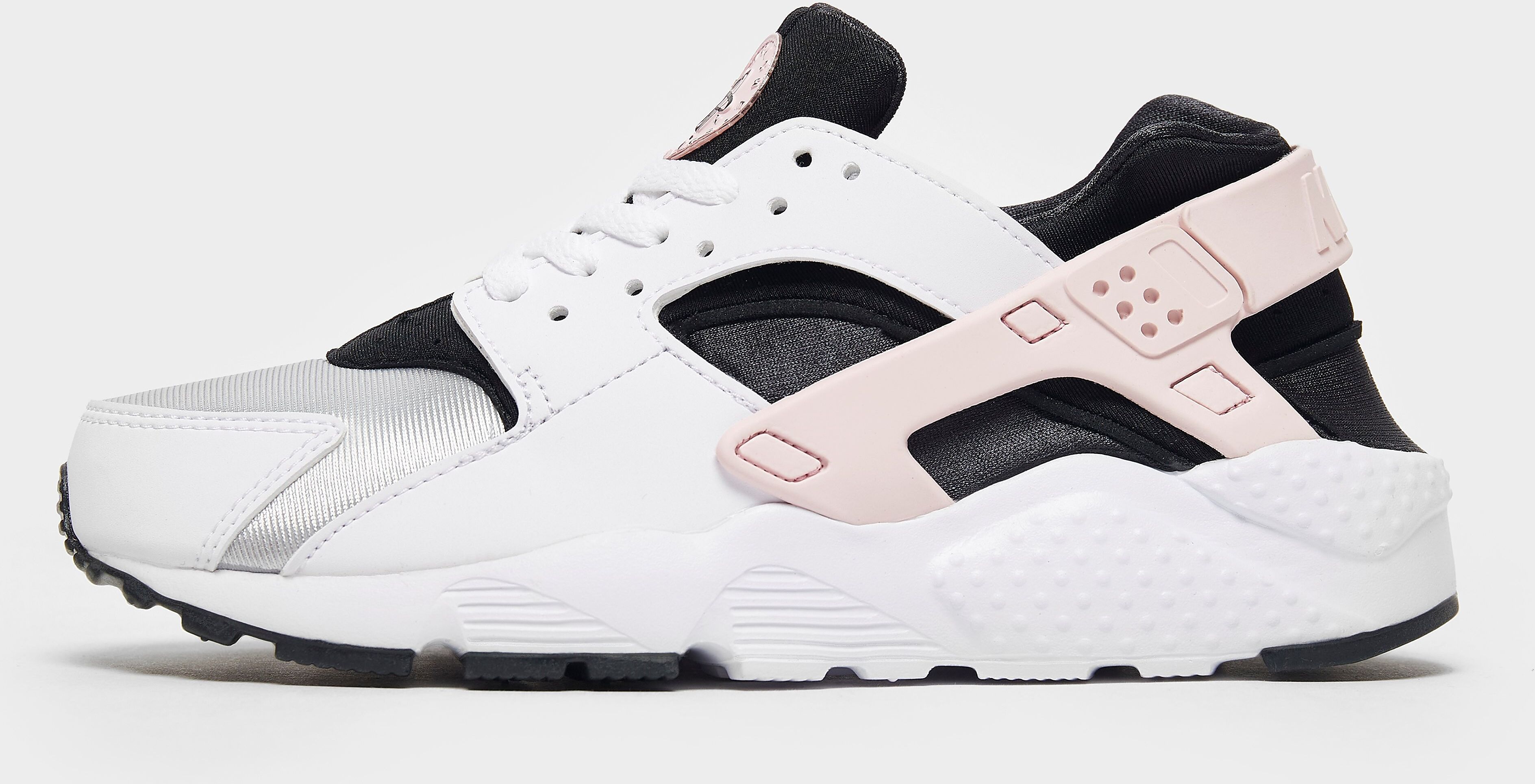 Nike Air Huarache Junior's - White/Pink - Kids  size: 5