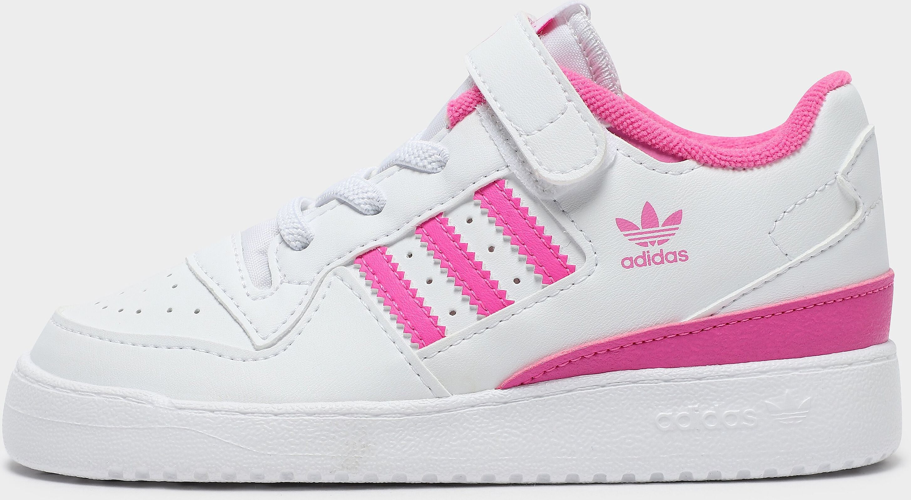 adidas Originals Forum Low Infant's - Cloud White / Cloud White / Screaming Pink - Kids  size: 7