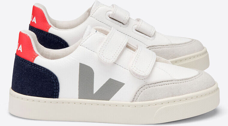 VEJA Baskets scratchées en cuir V-12