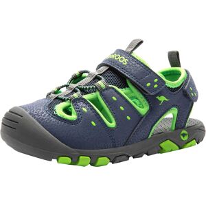 KangaROOS Sandale »K-Trek«, mit Klettverschluss navy-lime  30