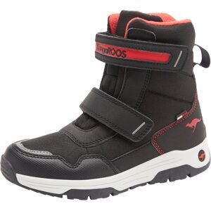 KangaROOS Winterstiefel »K-MJ Sharp V Roostex«, wasserdicht mit Klettverschluss schwarz-rot  34