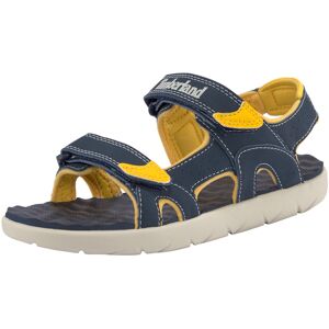 Timberland Sandale »Perkins Row 2-Strap«, mit Klettverschluss navy-gelb  40