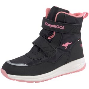 KangaROOS Winterstiefel »KP-Nala V Roostex«, wasserdicht mit Klettverschluss schwarz-rosa  36