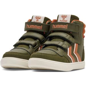 hummel Sneaker »STADIL PRO JR«, mit Klettverschluss olivgrün  28