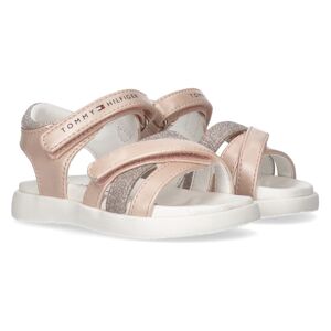 Tommy Hilfiger Sandale »VELCRO SANDAL«, Sommerschuh, Klettschuh, Sandalette,... rosa Größe 29