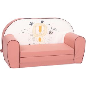 Knorrtoys® Kindersofa »Löwe Leo rose« Altrosa, Mehrfarbig Größe