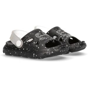 Calvin Klein Jeans Badesandale »COMFY SANDAL«, Sommerschuh, Poolslides,... schwarz weiss transparent Größe 30