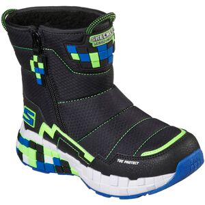 Skechers Kids Winterboots »MEGA-CRAFT FLASH BREEZE«, mit Reissverschluss schwarz-blau Größe 28