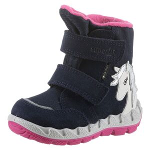 Superfit Winterboots »ICEBIRD WMS: Weit«, Snowboots, Winterstiefel,... dunkelblau-pink-Einhorn Größe 21