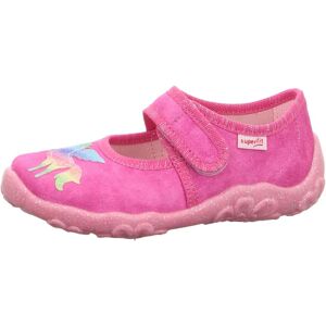 Superfit Hausschuh »BONNY WMS: Mittel«, Halbschuh, Ballerina, Klettschuh in... pink Regenbogen Pegasus Größe 34