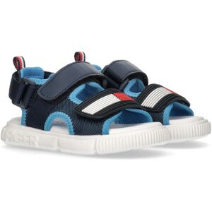 Tommy Hilfiger Sandale »VELCRO SANDAL«, Sommerschuh, Klettschuh, Sandalette,... blau Größe 28