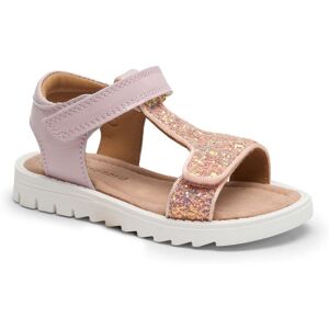 Bisgaard Sandale »alma«, Sommerschuh, Sandalette, Klettschuh, mit... rosa glitter Größe 32