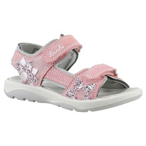 Lurchi Sandale »Fia«, Sommerschuh, Klettschuh, Sandalette, mit Logoschriftzug rosa Größe 34