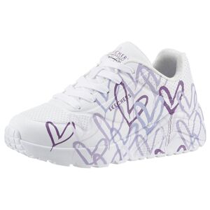 Skechers Kids Sneaker »UNO LITE - SPREAD THE WORLD«, mit süssem... weiss-lila Größe 29