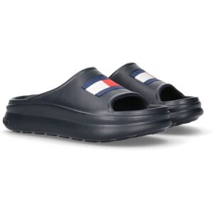 Tommy Hilfiger Badepantolette »FOAM SLIDE«, Sommerschuh, Schlappen,... blau Größe 36/37