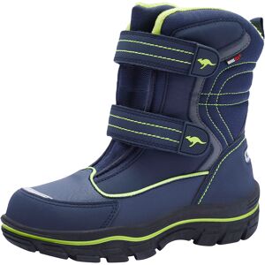 KangaROOS Winterstiefel »K-Leno V Roostex«, wasserdicht mit Klettverschluss navy-lime Größe 32