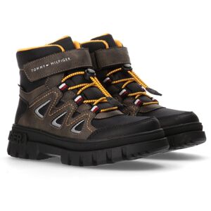 Tommy Hilfiger Winterboots »LACE-UP BOOT«, mit Schnellverschluss schwarz-braun Größe 32