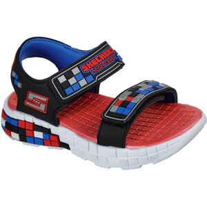 Skechers Kids Sandale »MEGA-CRAFT SANDAL«, Sommerschuh, Klettschuh,... schwarz-rot-blau Größe 30