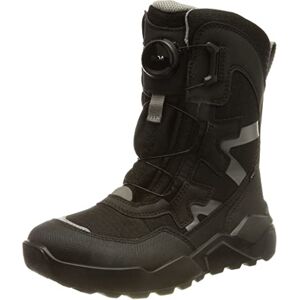 Superfit Jungen Rocket Warm gevoerde Gore-tex Schneestiefel, Schwarz Grau 0000, 40 EU Weit