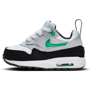 Nike Air Max 1 EasyOnSchuh für Babys und Kleinkinder - Weiß - 22