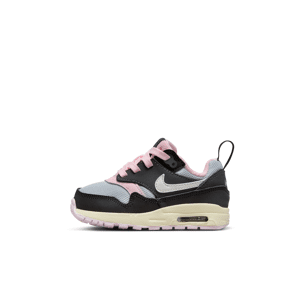 Nike Air Max 1 EasyOnSchuh für Babys und Kleinkinder - Schwarz - 22