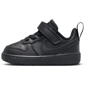 Nike Court Borough Low Recraft Schuh für Babys und Kleinkinder - Schwarz - 27