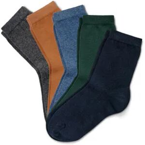 Tchibo - 5 Paar Socken - Dunkelblau/Meliert -Kinder - Gr.: 35-38 Baumwolle 1x 35-38 unisex