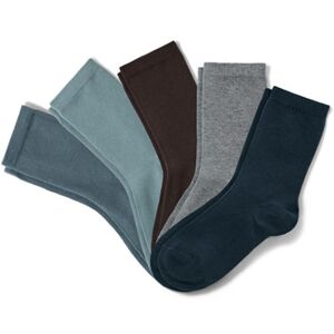 Tchibo - 5 Paar Kinder-Socken - Dunkelblau/Meliert -Kinder - Gr.: 35/38 Baumwolle 1x 35/38 unisex