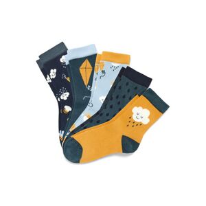 Tchibo - 5 Kleinkind-Socken - Dunkelblau -Kinder - Gr.: 31-34 Baumwolle 1x 31-34 unisex