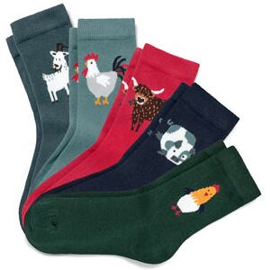 Tchibo - 5 Kleinkind-Socken - Dunkelblau -Kinder - Gr.: 27-30 Baumwolle 1x 27-30 unisex