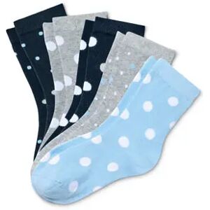 Tchibo - 5 Paar Socken - Silber/Meliert -Kinder - Gr.: 39-42 Polyester 1x 39-42 unisex