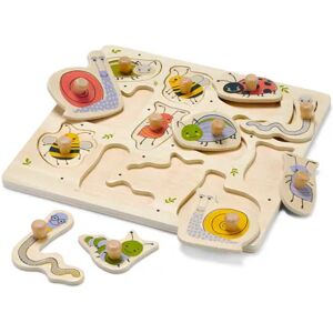 Tchibo - Holz-Steckpuzzle - Braun -Kinder Holz Holz  unisex