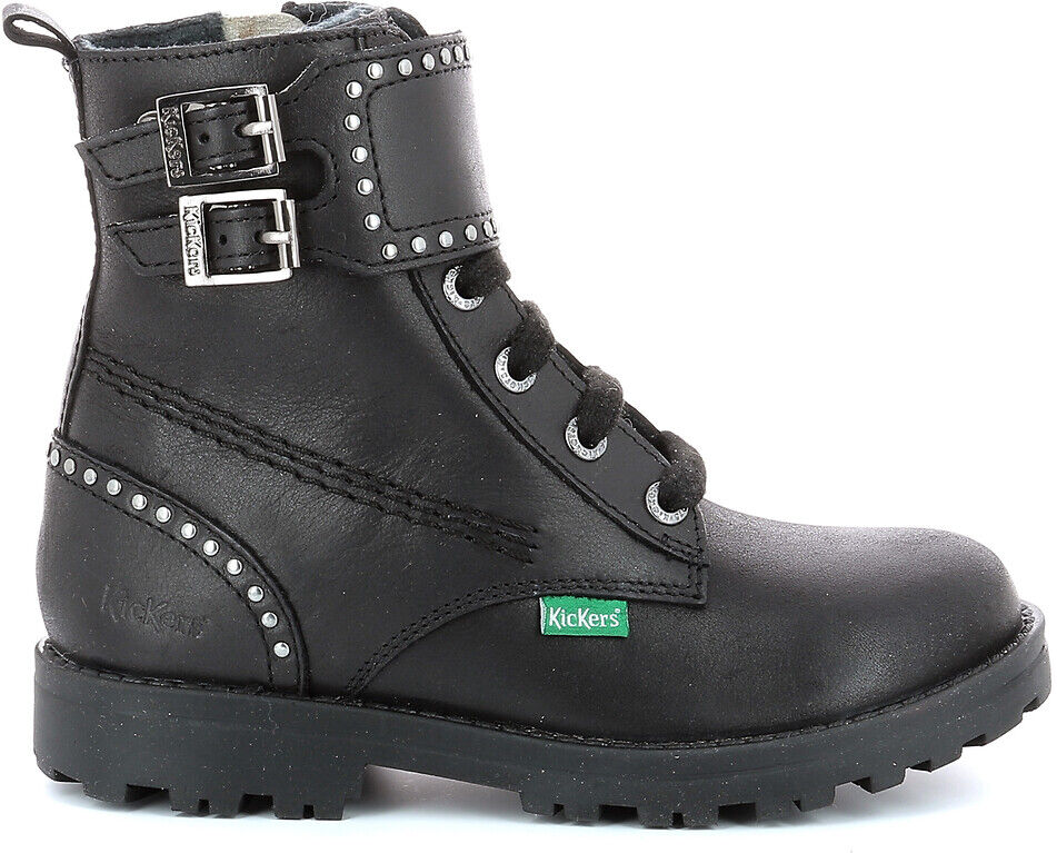 KICKERS Boots Groorock, Leder SCHWARZ