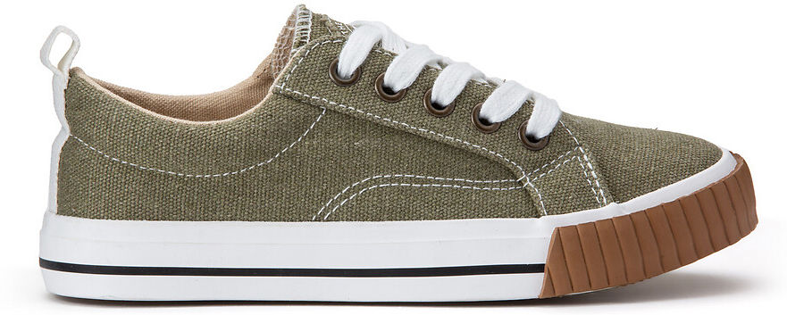 LA REDOUTE COLLECTIONS Sneakers, Canvas mit Schnürung, Gr. 26-39 GRÜN