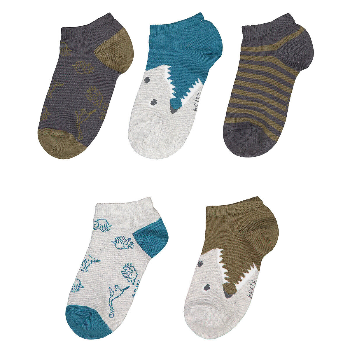 LA REDOUTE COLLECTIONS 5er-Pack Sneakersocken, Gr. 23/26-35/38 MEHRFARBIG