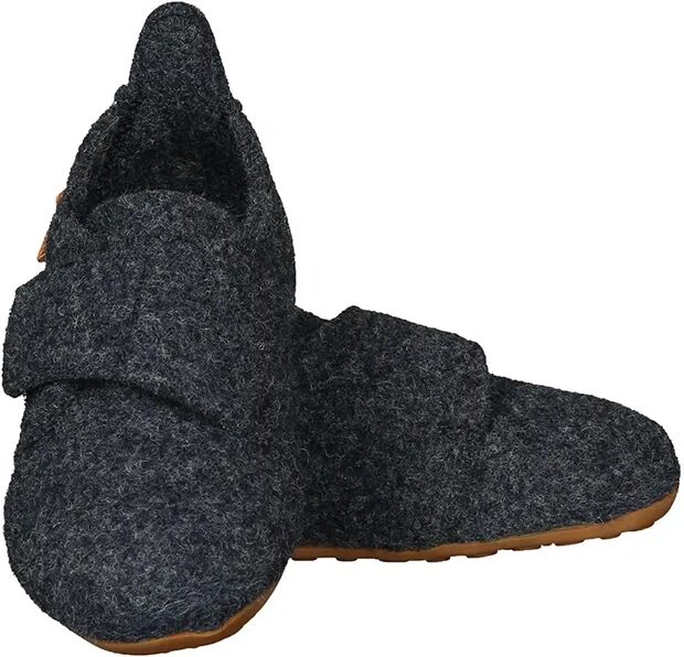 bisgaard Filz-Kletthausschuhe WOOL VELCRO in dunkelblau