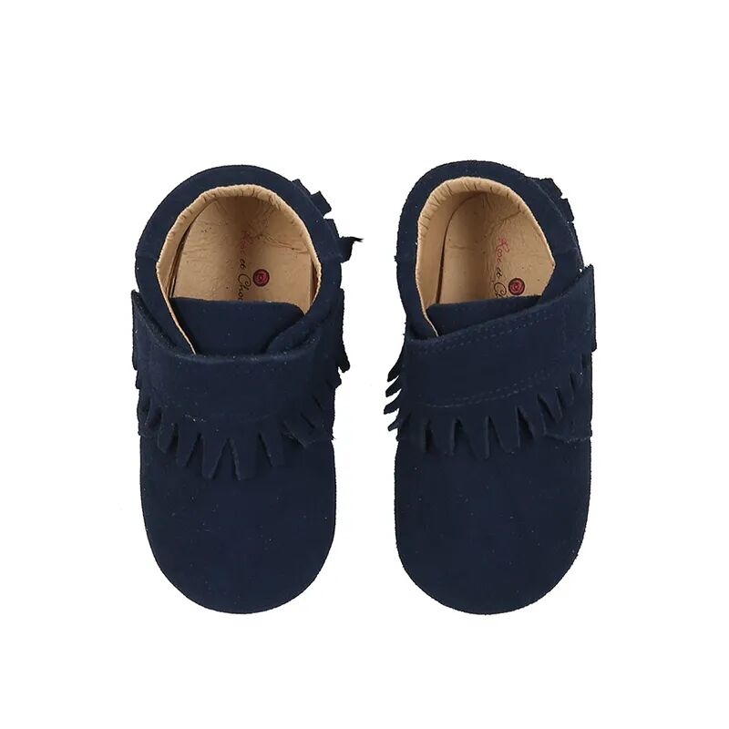 Rose et Chocolat Krabbelschuhe MOCCASINZ in navy