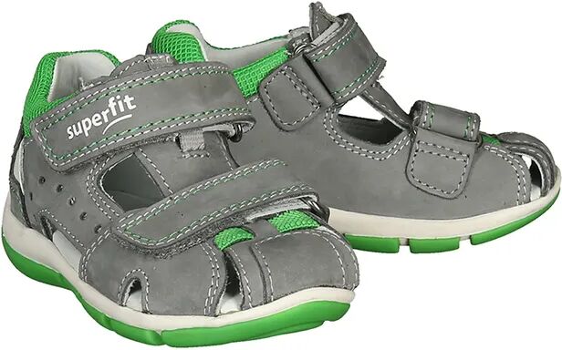 Superfit Lauflern-Sandalen FREDDY MULTI mit Zehenschutz in grau