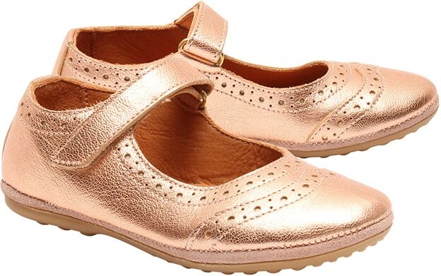 bisgaard Leder-Ballerinas RIA in rose gold