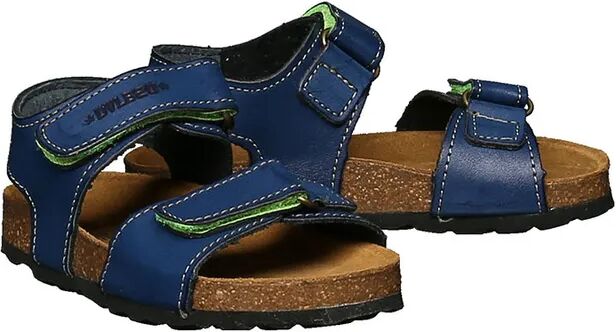 Develab Leder-Sandalen FREJA in navy