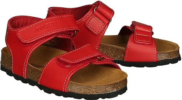 Develab Leder-Sandalen FREJA in rot