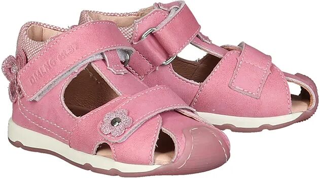 Däumling Leder-Sandalen UDINE mit Zehenschutz in rosa